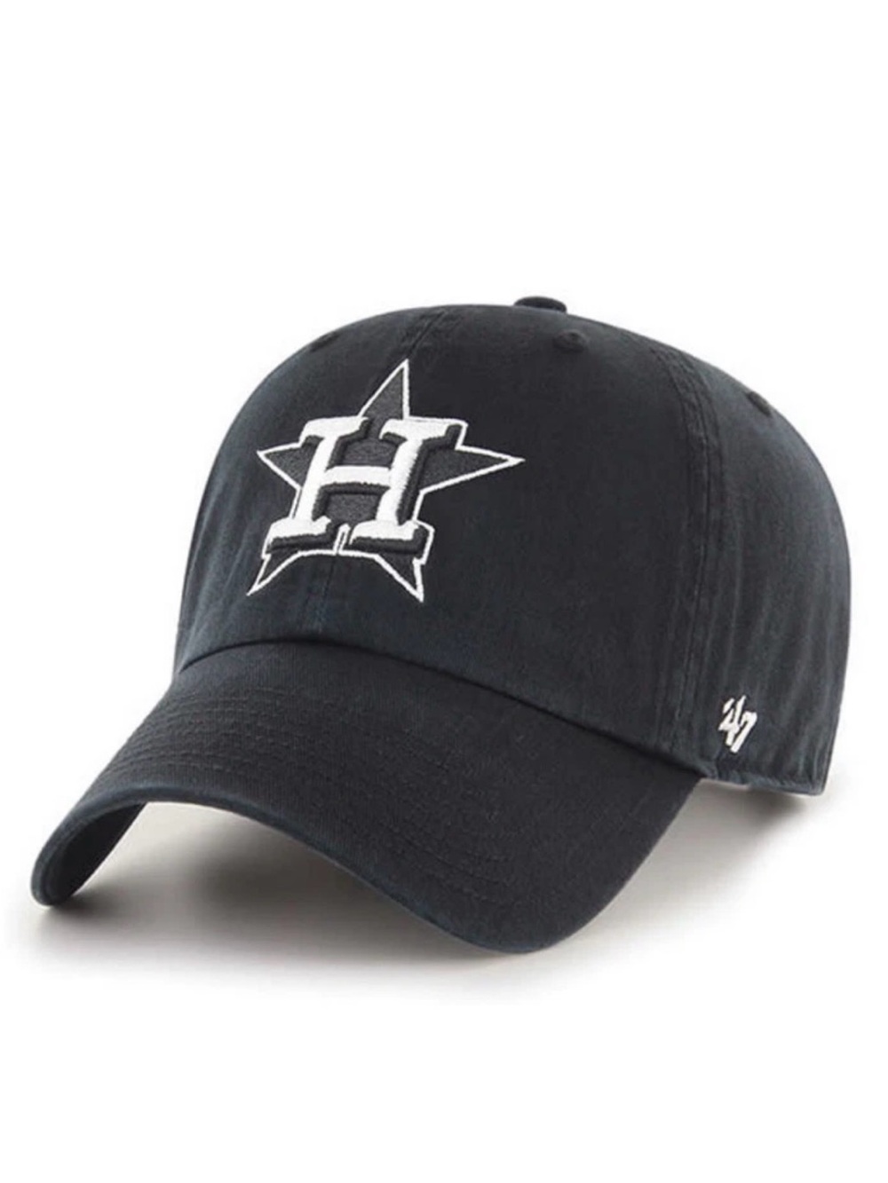 Houston Astros ‘47 Brand Black Clean Up Adjustable Dad Hat NEW IN PACKAGING